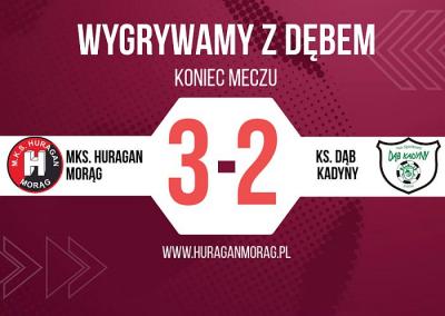 Wygrywamy z Dębem Kadyny